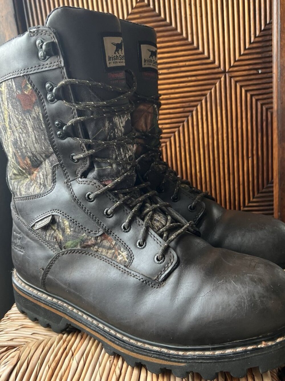 Red Wing Irish Setter Sz 11EE Gunflint II Boots Mens Waterproof 1000g Thinsulate